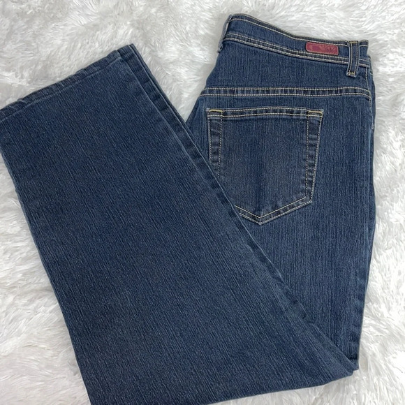 Gloria Vanderbilt Hightop crop Jeans Sz12 - Picture 1 of 4